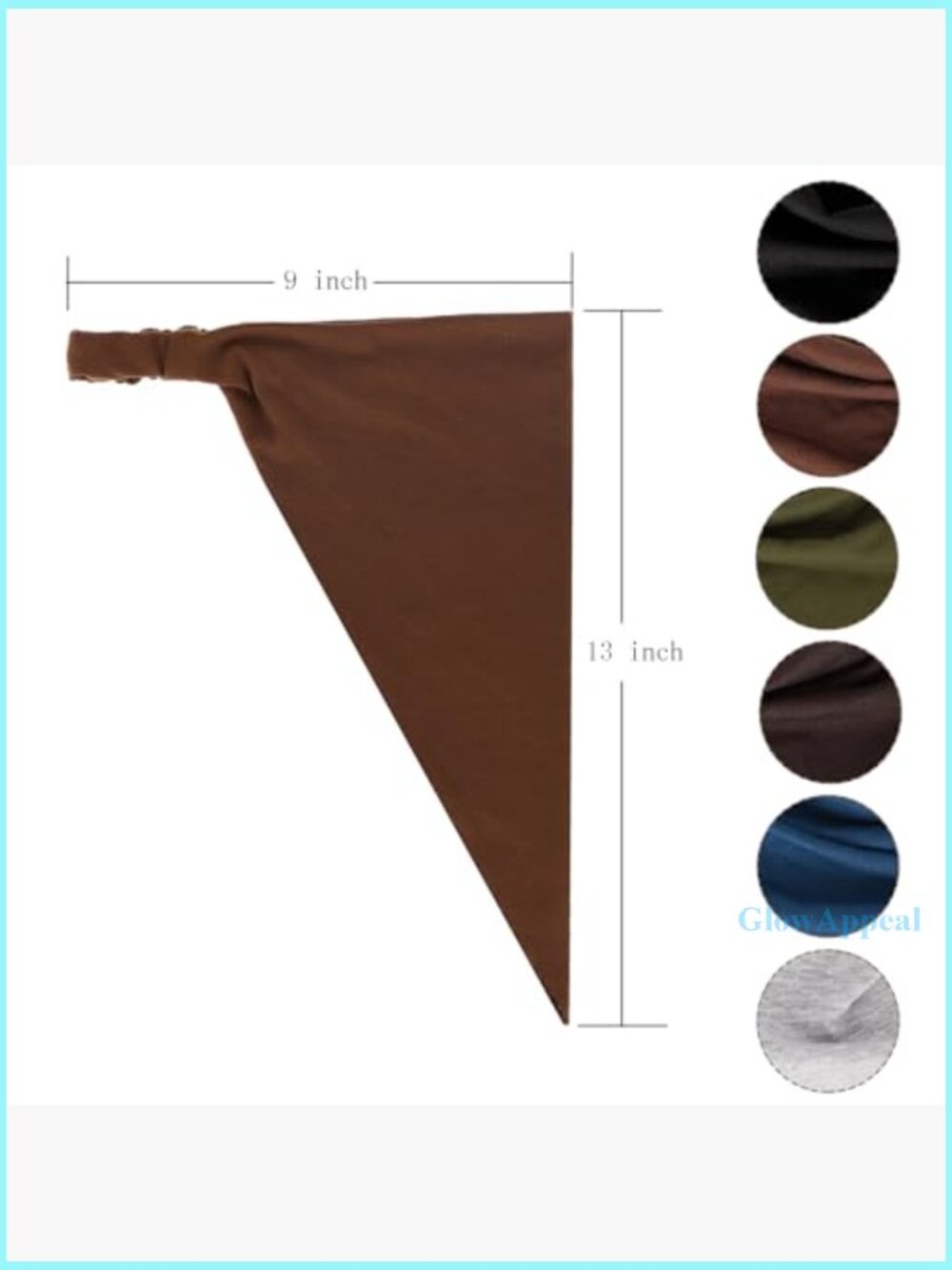 6-Piece Soft Elastic Headband Set for Sports and Daily Wear - Picture 2 of 7